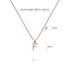 Solid 925 Sterling Silver Initial Crystal Personalised Alphabet Letter Necklace Rose Gold Filled